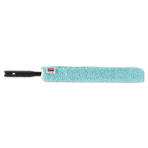 Rubbermaid Commercial, HYGEN, 29" Microfiber Quick-Connect Flexi-Wand and Duster, Microfiber, Green