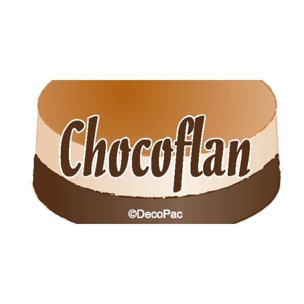 Chocoflan Promotional Label