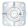 POLE PLATE FOR SIDEWALK GUYING FIXTURE FOR 2-1/2" PIPE