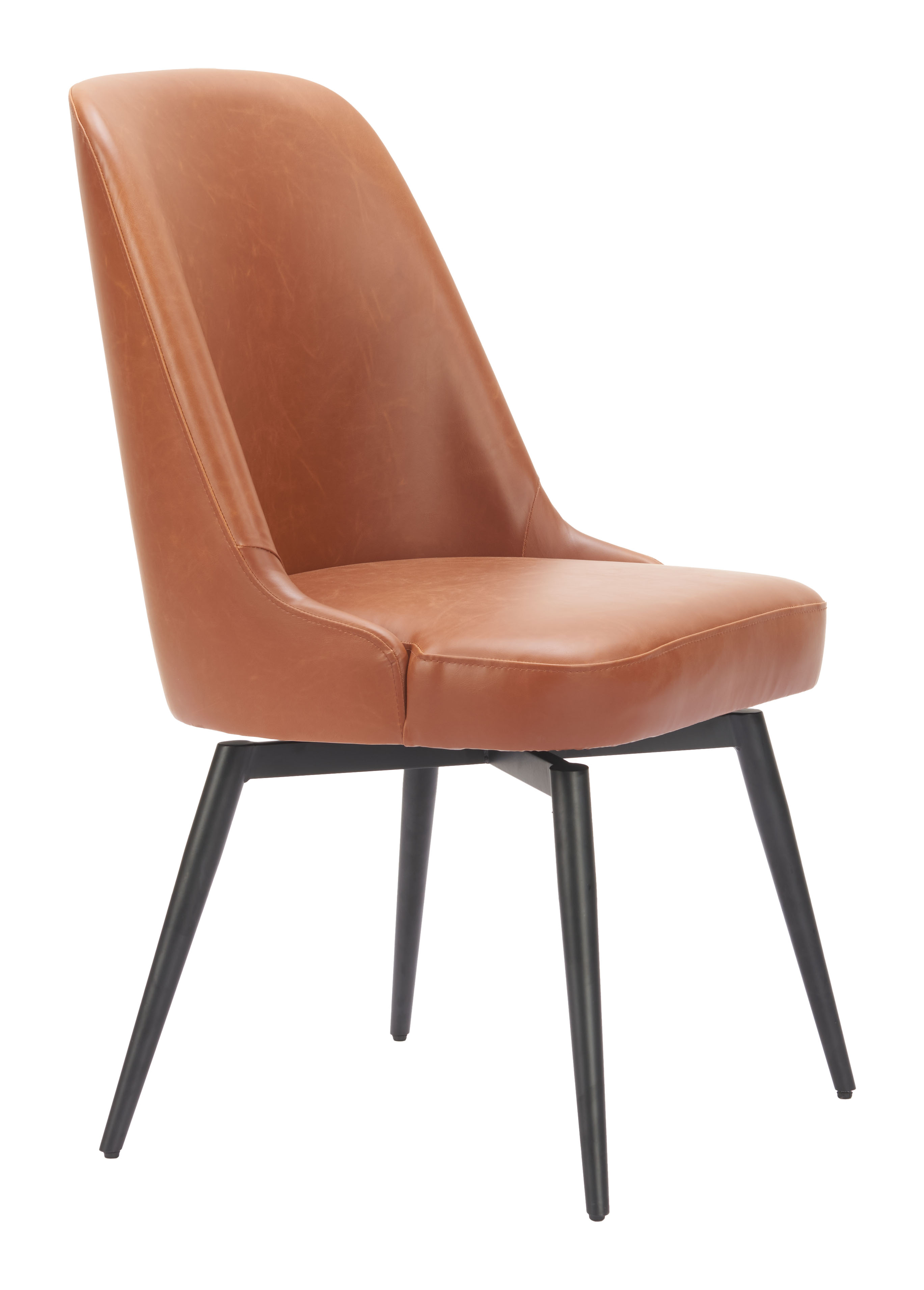 Keppel Swivel Dining Chair (Set of 2) Brown product image