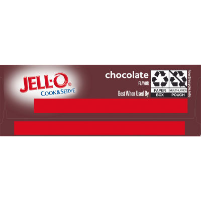Jell-O Cook & Serve Chocolate Pudding & Pie Filling, 5 oz Box