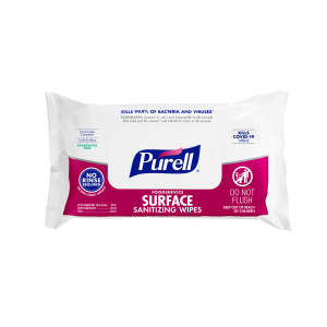 GOJO, PURELL® Foodservice Surface Sanitizing Wipes  ,  72 Wipes/Container