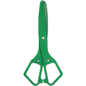 Saf-T-cut&reg; Scissors, 5-1/2" Blunt, Green