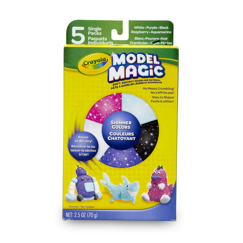 Model Magic Shimmer Modeling Compound, 5 Count, Assorted Colors