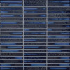 Yohen Border Dark Blue Mix 1/2×4 Mosaic