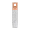 loadbreak elbow crimp connector One-hole Pad: Copper Sleeve: Aluminum Metallic gray and orange Length: 2.88"