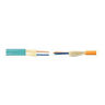 34002NG01 - Fiber Optic Cable, Multimode - OM3, 2-Fiber, Tight Buffered, Plenum, Indoor, 900 m, Aqua