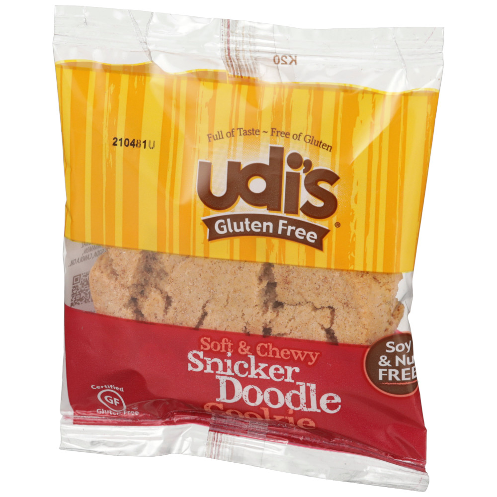 Udi's Gluten Free IW Snickerdoodle Cookie 36/1.8oz Conagra Foodservice