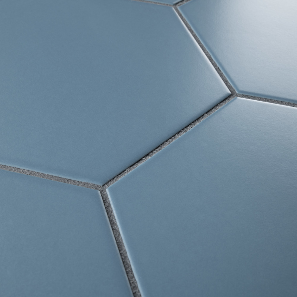 Textile Basic Hex Niagara 8.63x9.88 Hexagon Porcelain Floor and Wall Digital Pattern