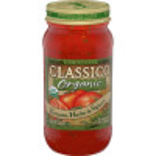 Classico Organic Tomato, Herbs & Spices Pasta Sauce, 24 oz Jar