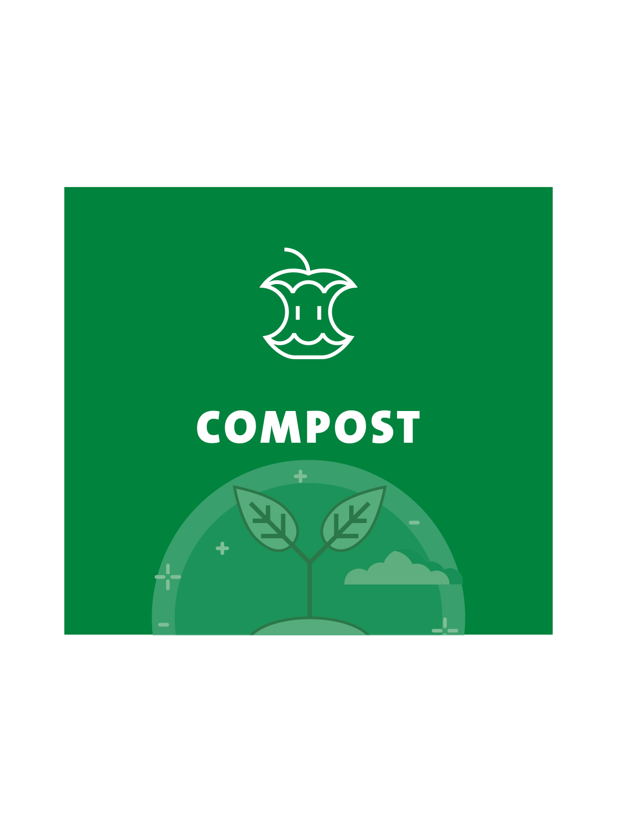 ARISTATA – Sign – Compost – Green