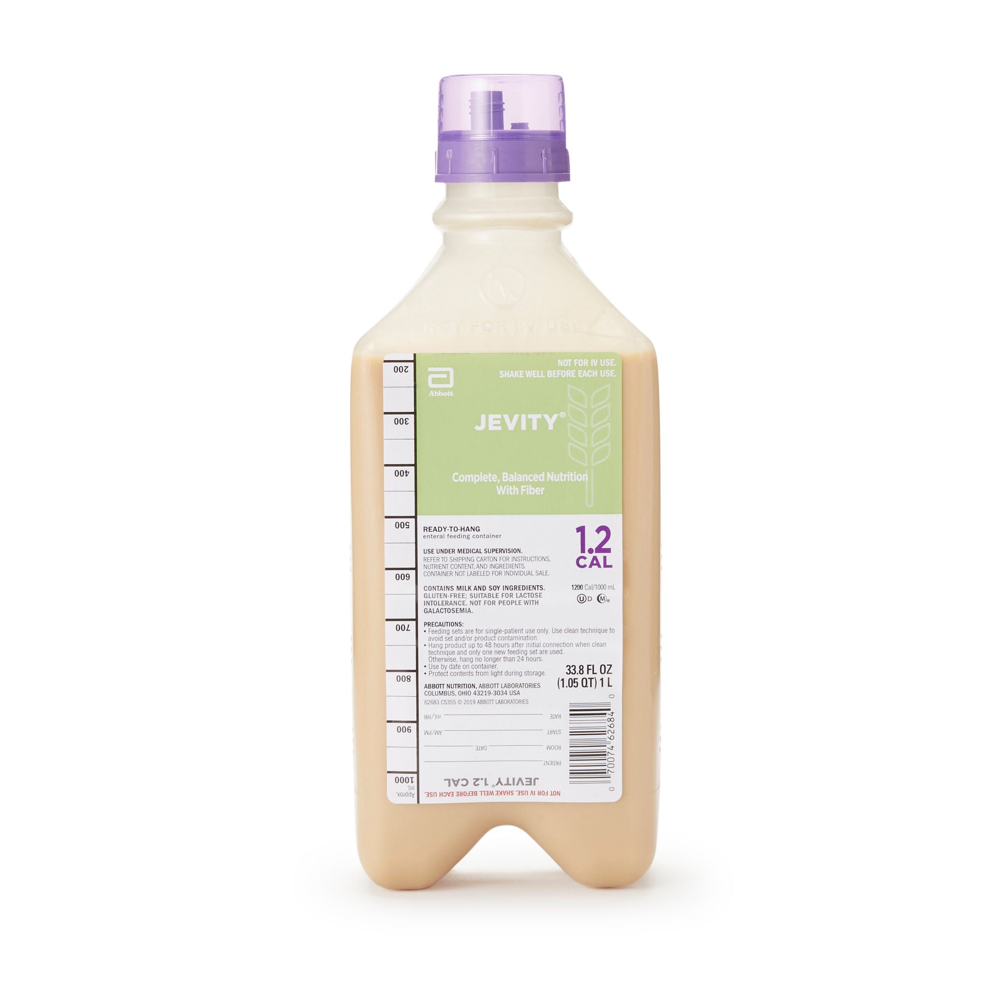 Jevity® 1.2 Cal Tube Feeding Formula, 33.8 oz. Ready to Hang Carton