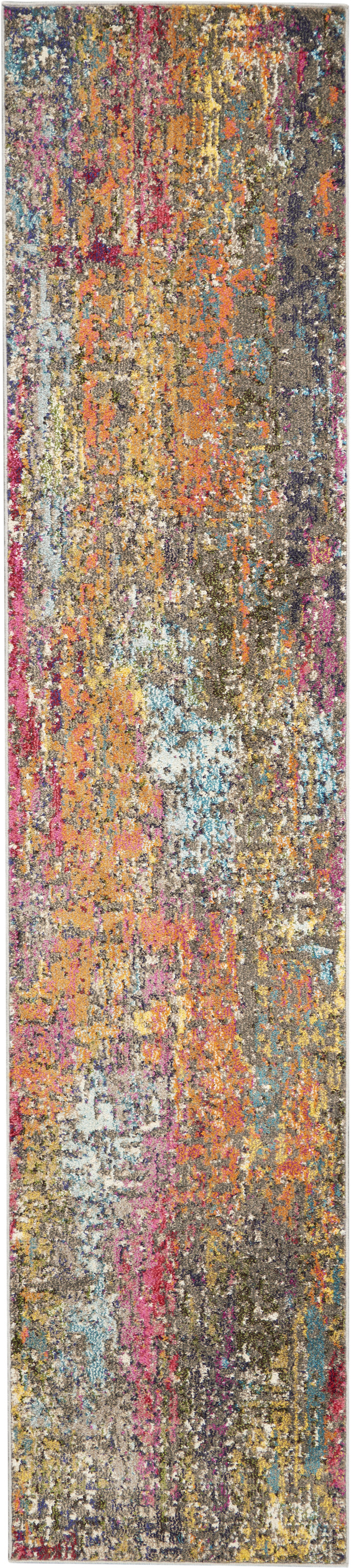 Nourison Celestial 2'2" x 10' Sunset Modern & Contemporary Indoor Rug
