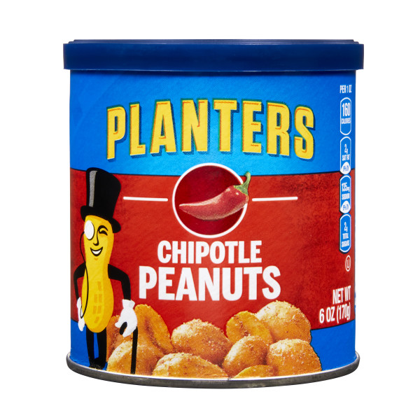 PLANTERS(r) Peanuts Chipotle 8/6oz . C1CB - Front Center Inner Pack (Hi Res)