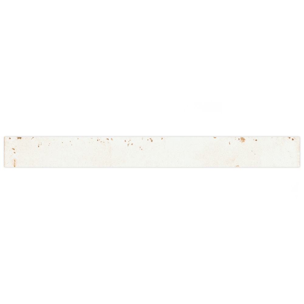 Phoenix Ivory 1-7/8 in. x 17-3/4 in. Porcelain Floor and Wall Tile
