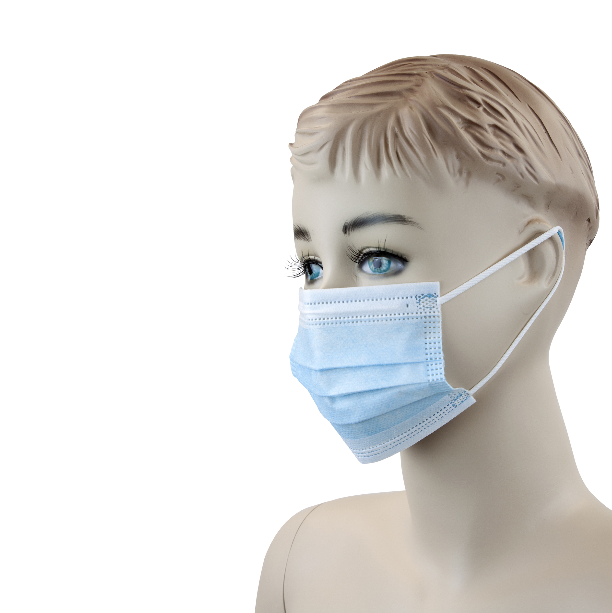 Child Face Masks with Ear Loop - Blue