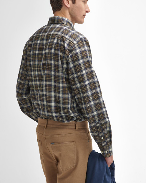 Washed Stretch Regular Trousers Stone
