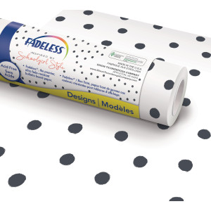 Schoolgirl Style&trade; Bulletin Board Paper, 48" x 50' Roll, BFF Painted Dots