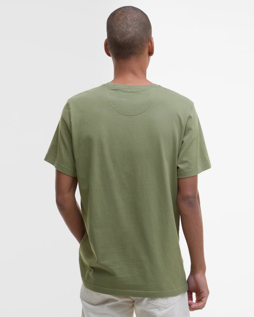 Braeside Striped T-Shirt Light Moss