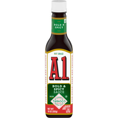 A.1. Bold and Spicy Sauce Made with Tabasco 10 oz Bottle