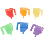 TickiT&reg; Translucent Funnels, Set of 6 CTU73113