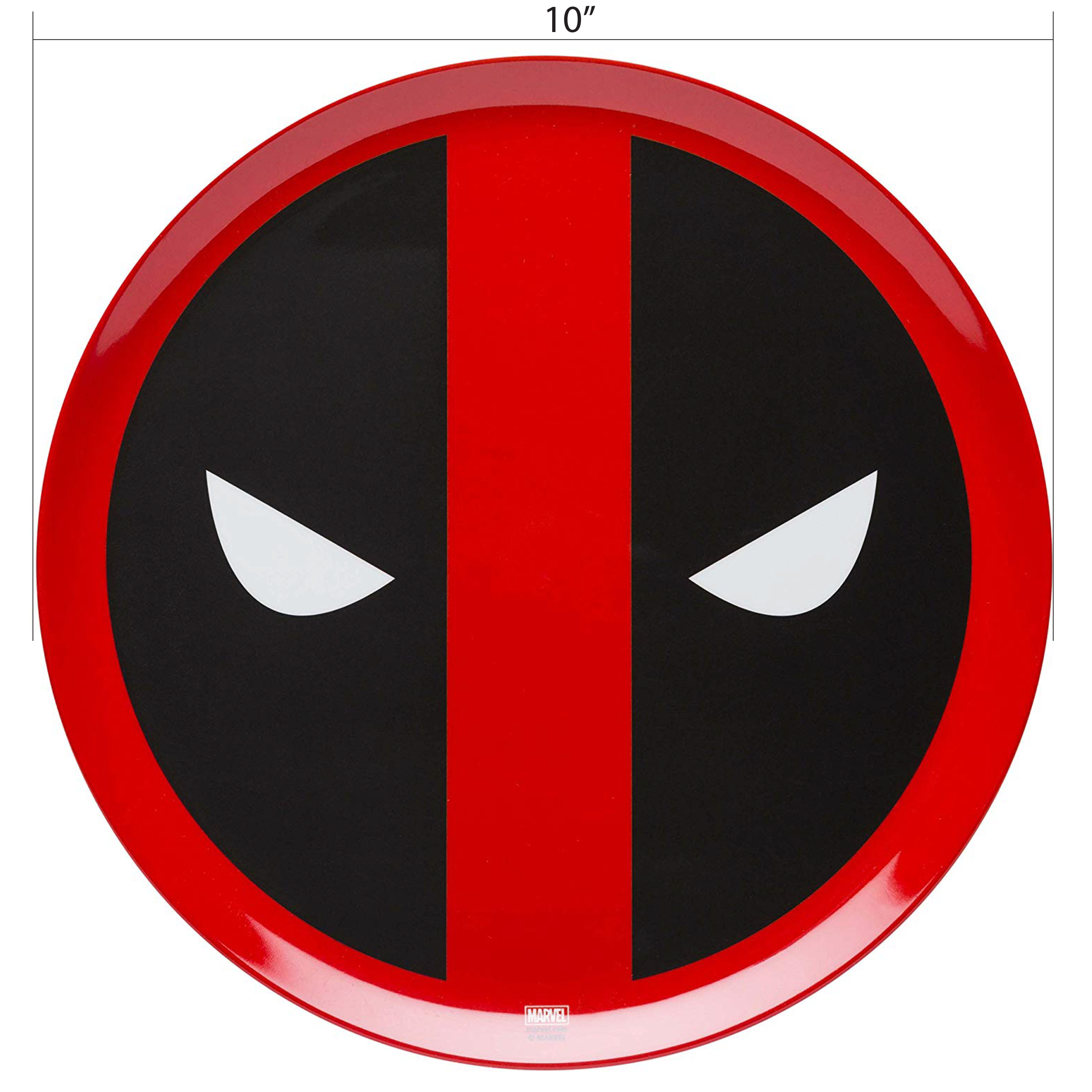 Marvel Comics Dinnerware Set, Deadpool, 2-piece set slideshow image 6 Marvel Comics Dinnerware Set, Deadpool, 2-piece set slideshow image 6