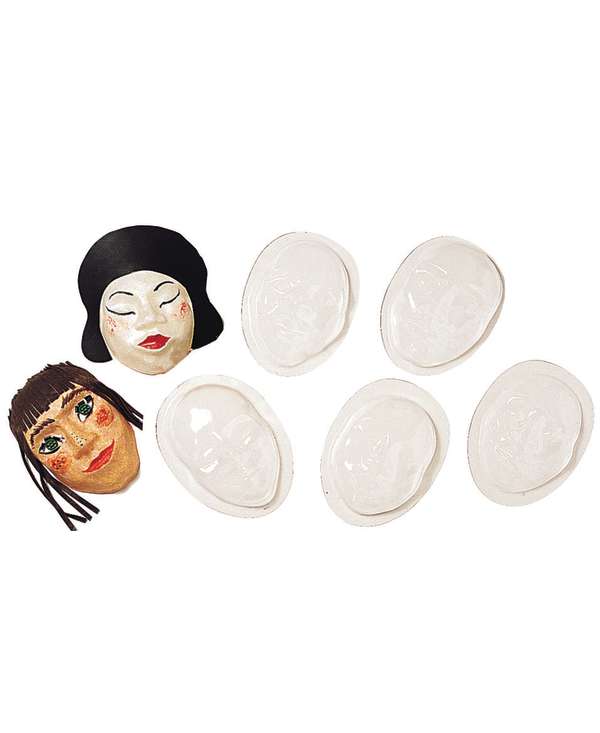 Roylco® Face Forms, Pack of 10