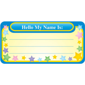 My Name Is Nametags, 1-5/8" x 3-1/4" , Pack of 36