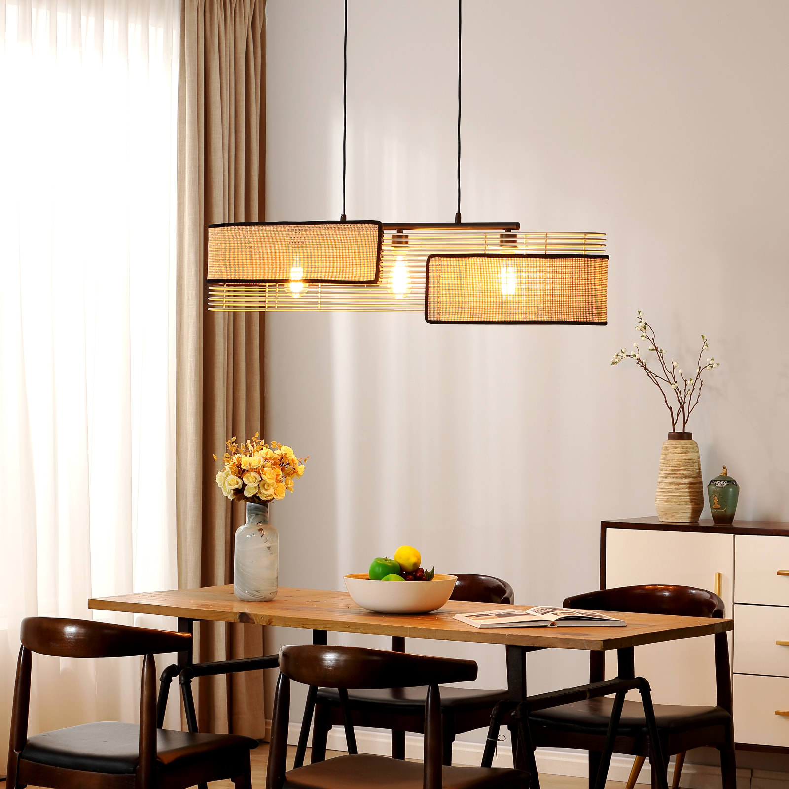 Mazal 3 Light Pendant — installation 3