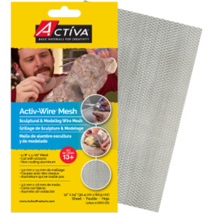 Activ-Wire&trade; Mesh, Small Weave, 12 in. x 24 in. Sheet