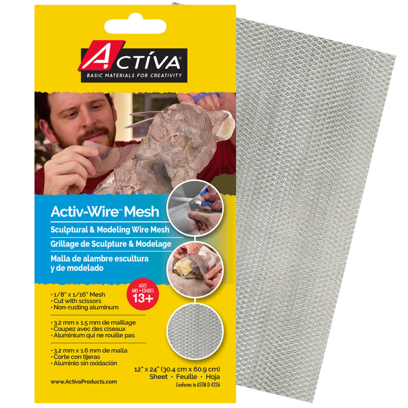 Activ-Wire™ Mesh, Small Weave, 12 in. x 24 in. Sheet