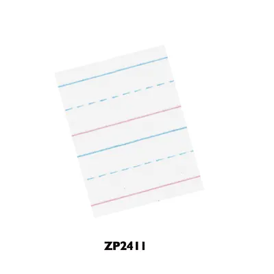 Zaner-Bloser  Sulphite Handwriting Paper, Dotted Midline, Grade 1, 5/8 in x 5/16 in x 5/16 in ruled 10-1/2