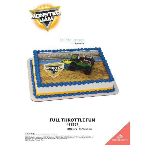 Monster Jam® Full Throttle Fun The Magic of Cakes® Page