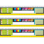 TREND Modern Desk Toppers&reg; Reference Name Plates, Grades 3-5, 36 Per Pack, 3 Packs T-69406-3