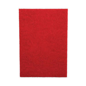 Boardwalk, Buffing, Red, 14"x20" Rectangle Floor Pad