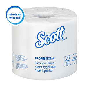 KIM13217, Kimberly Clark, Scott, 2 ply, 4in Bath Tissue