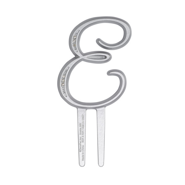 2.5" E Diamond Letter Monogram