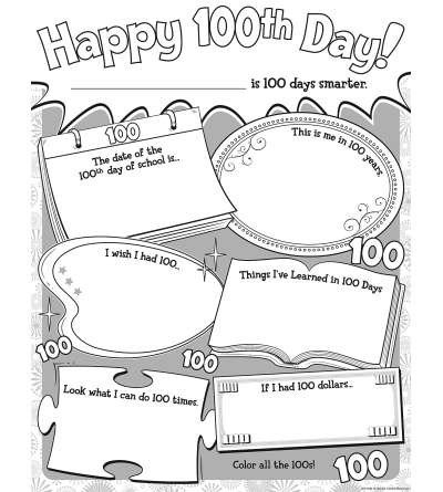 Happy 100th Day Poster Pack
