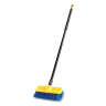 Rubbermaid Commercial, 10in, Floor Scrub, Plastic Block, Bi Level, Polypropylene Bristles, Blue