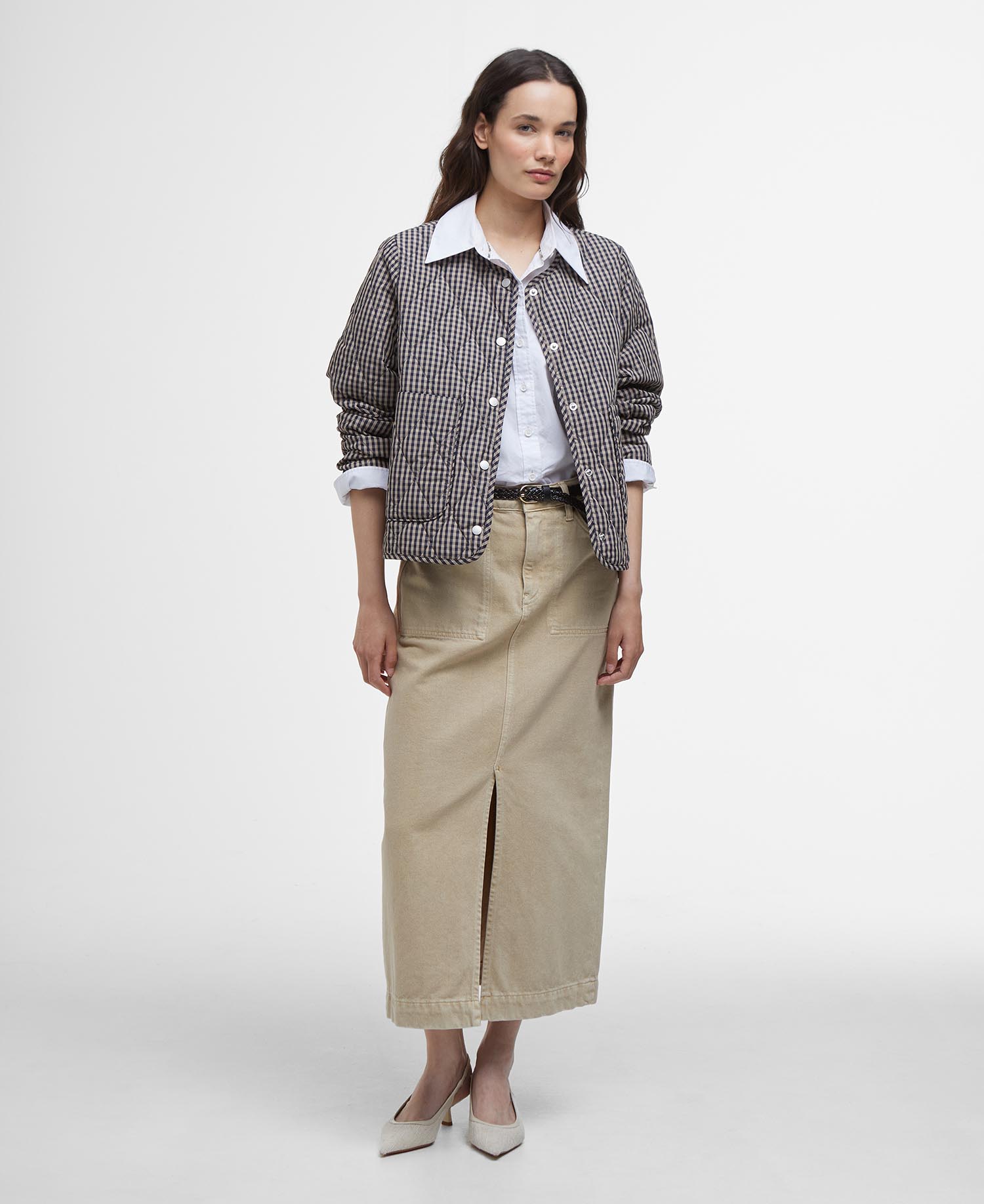 Check Monroe Quilted Jacket image number 1