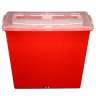 Impact, 2 gal, Red, Sharps Container