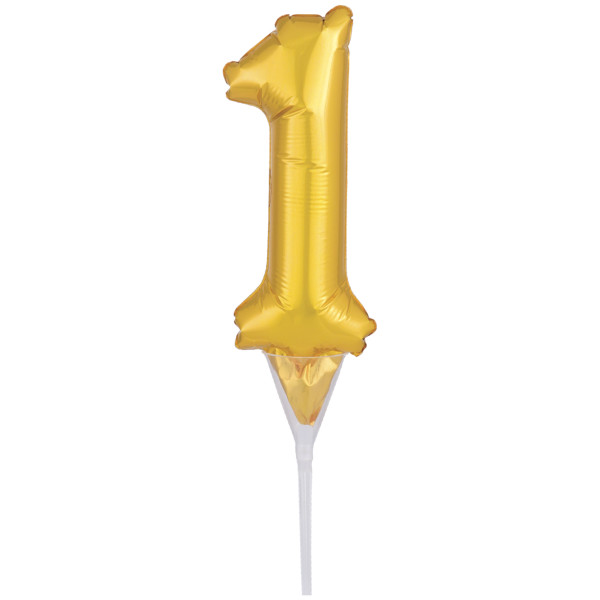 Inflatable Gold Numeral 1 Anagram® Cake Pic