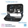 SCA555568, Tork,  T2 Mini Jumbo 2-Roll Toilet Paper Dispenser, Black
