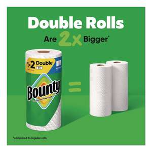 PG19274, Procter & Gamble, Bounty Select-a-Size, 60.48ft Kitchen Roll Towel, 2 ply, White