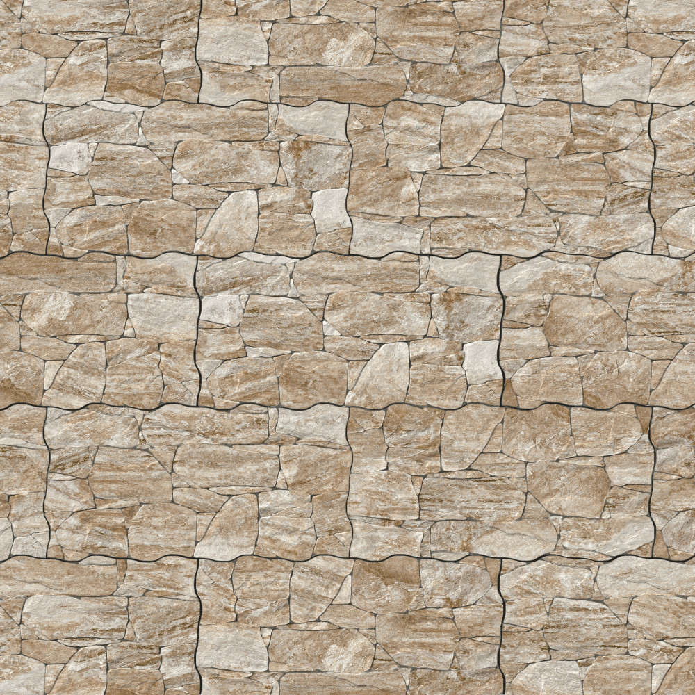 Caldera Roques Stone 12-5/8 in. x 25-1/8 in. Porcelain Floor and Wall Tile