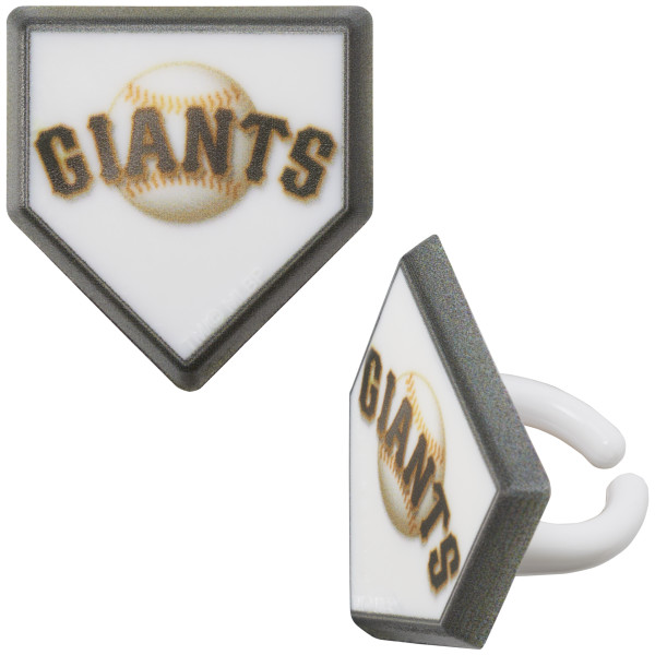 MLB® Home Plate Team Logo Cupcake Rings