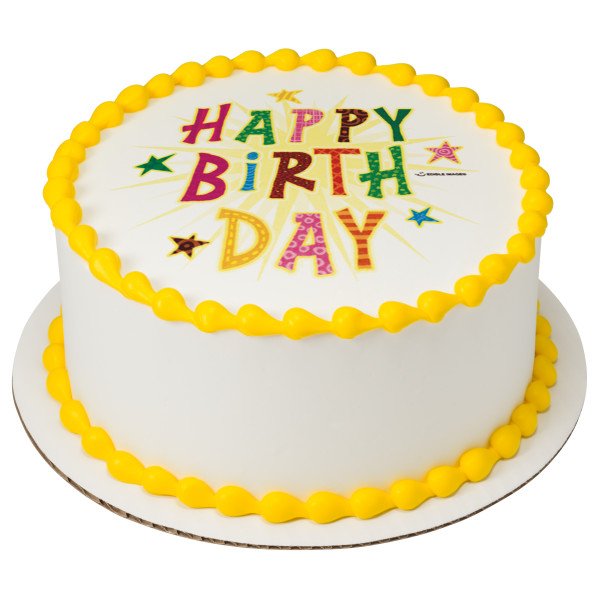 Happy Birthday Variety Edible Image®