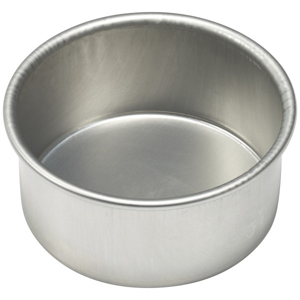 16 Gauge Round Aluminum 6"W x 3"H Pan