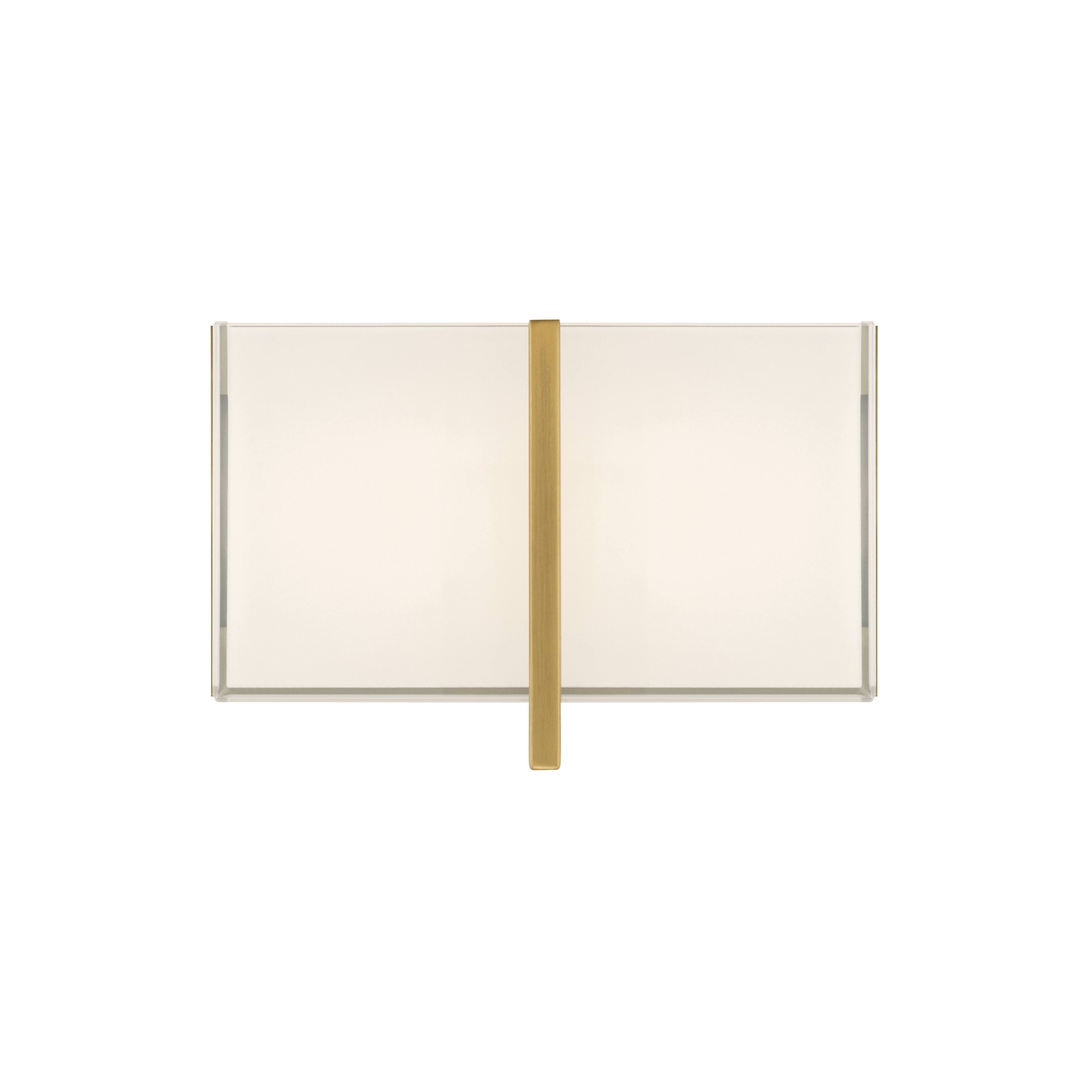 LED Bath Bar - Legacy Brass with White Glass - alternate view