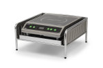 Contoured buffet station in black